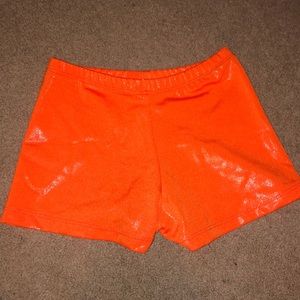 Orange Gymnastics Shorts